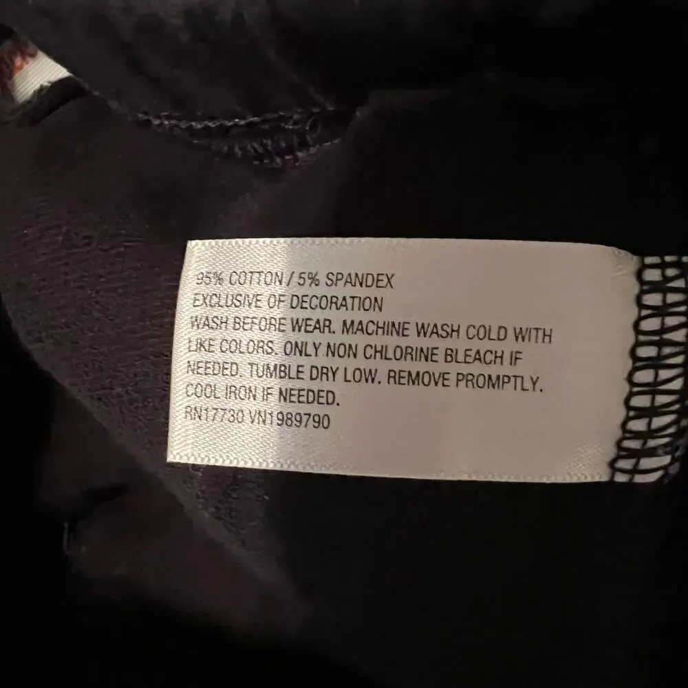 Cat & Jack burgundy waffle top/black pants Size 3T